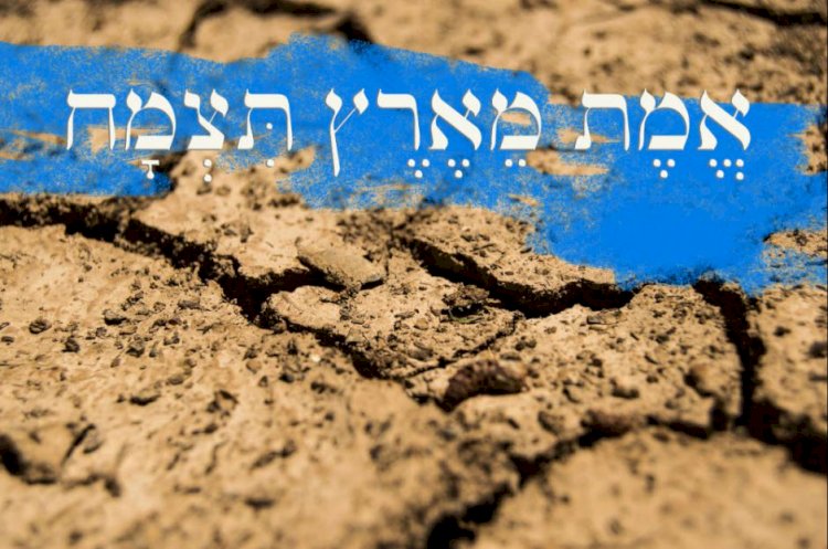 אֱמֶת מֵאֶרֶץ תִּצְמָח וְצֶדֶק מִשָּׁמַיִם נִשְׁקָף.